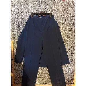 Vintage J.G. Hook Women's Double Breasted Blazer Jacket Navy Blue 8T